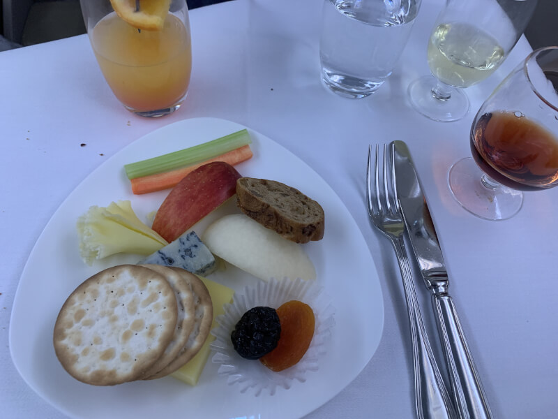 ASIANAビジネスクラス機内食