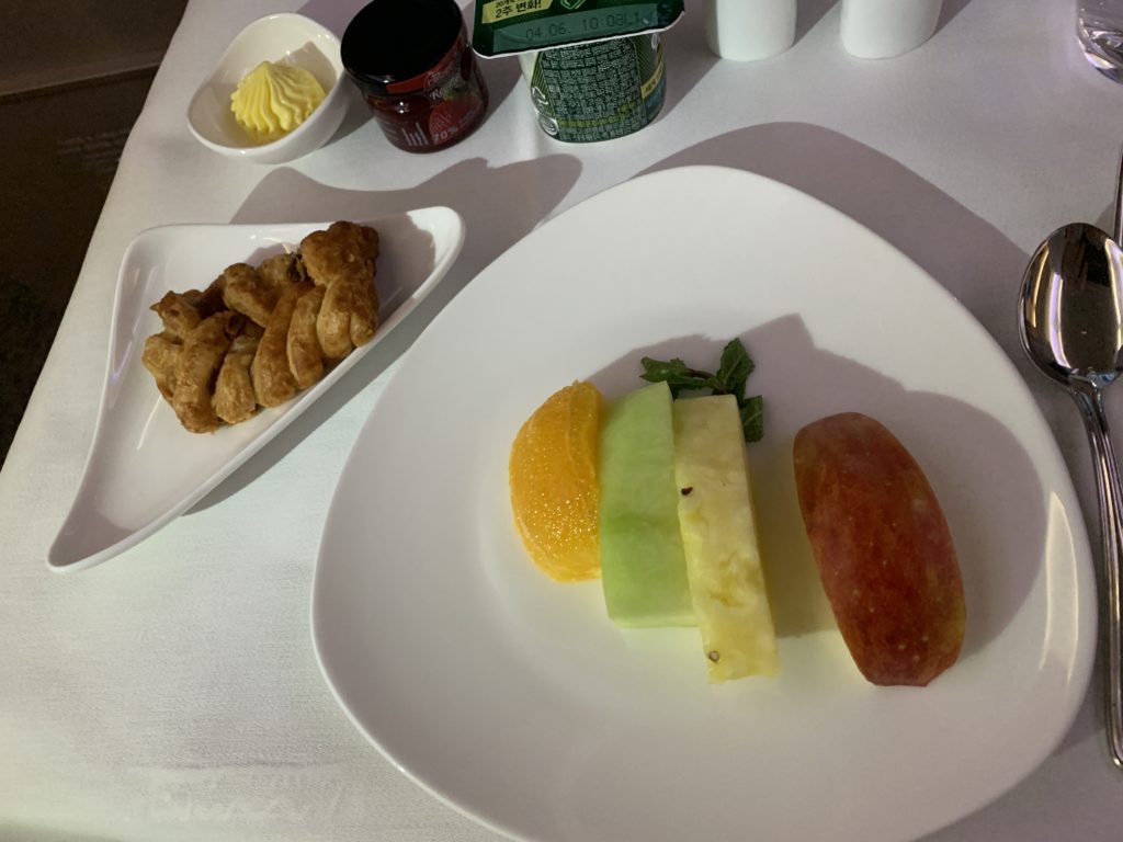 ASIANAビジネスクラス機内食