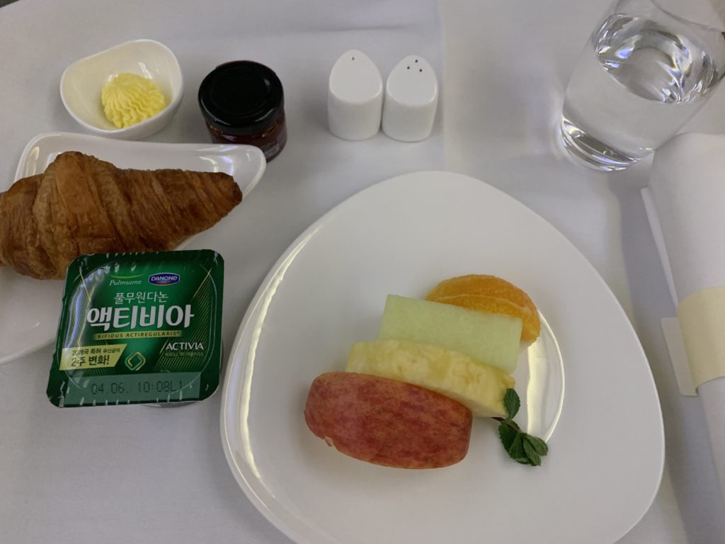 ASIANAビジネスクラス機内食